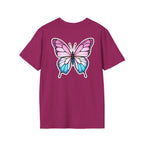 Trans Caterpillar to Butterfly Graphic T-Shirt