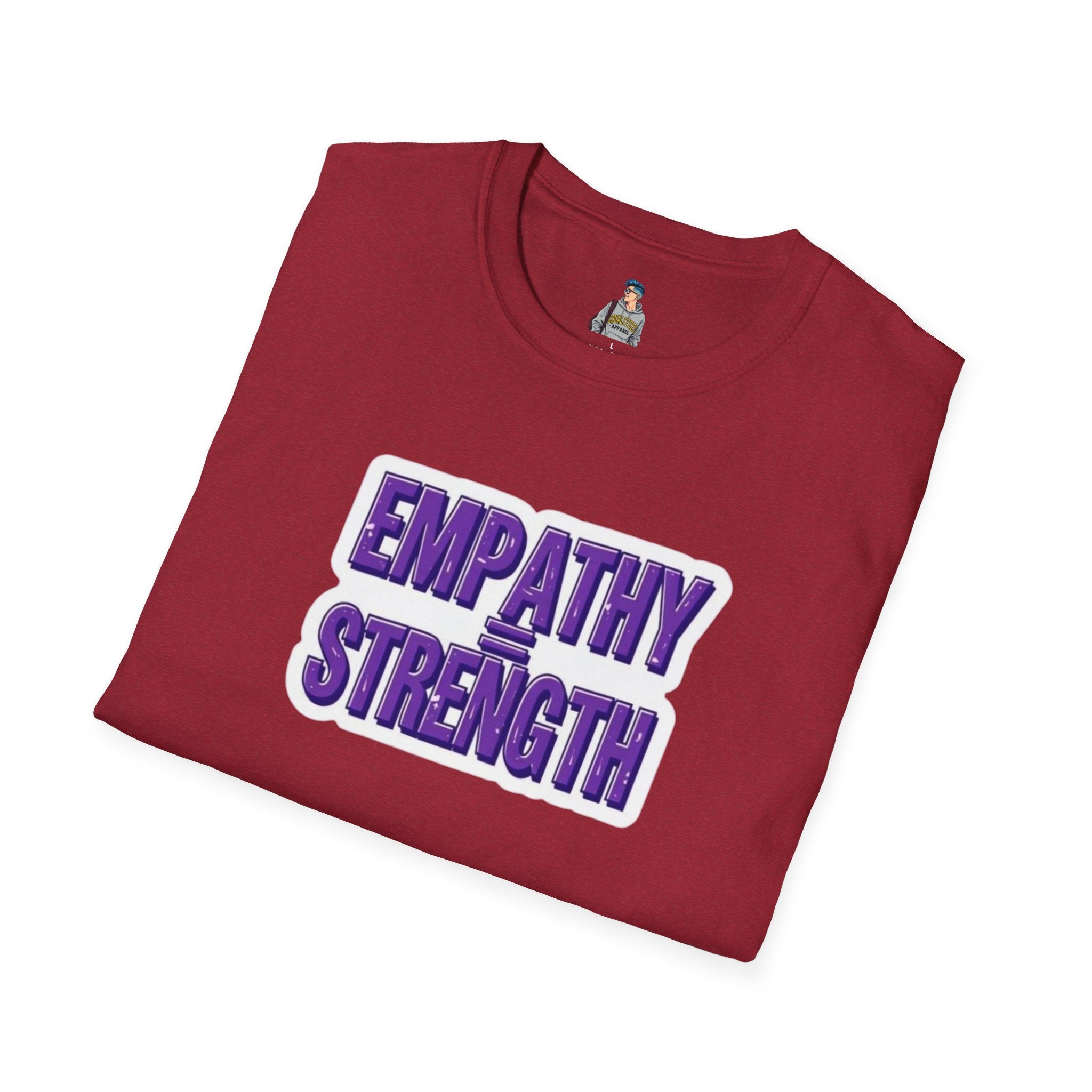 Empathy Equals Strength Unisex Softstyle T-Shirt - Inspirational Apparel for Everyday Comfort