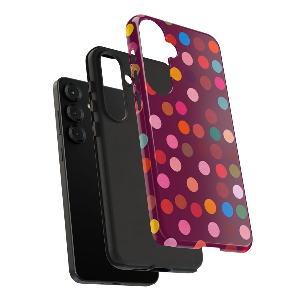 Polka-Dot Colorful Tough Case for Android
