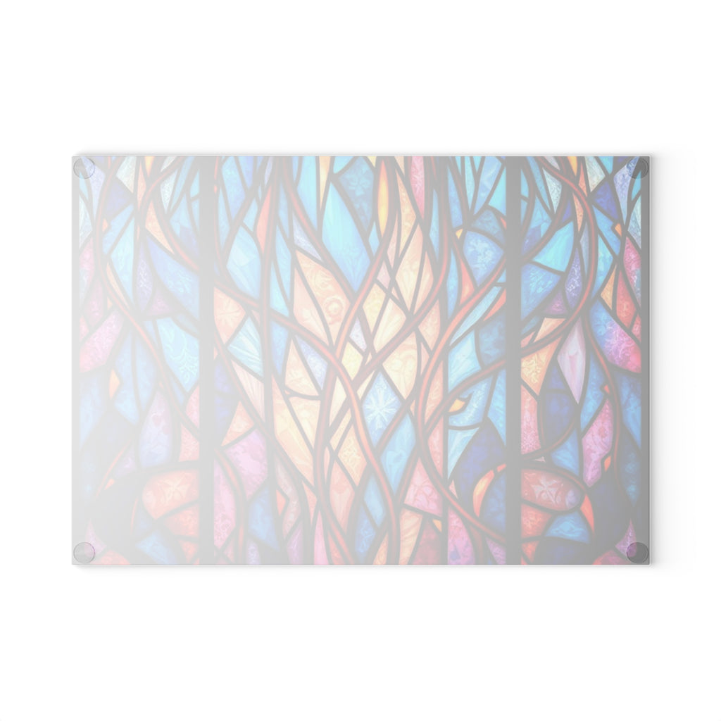Stained Glass Cutting Board - Vibrant Kitchen Decor for Home Chefs