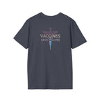 Unisex Softstyle T-Shirt - "Get Poked - Vaccines Save Lives" Statement Tee