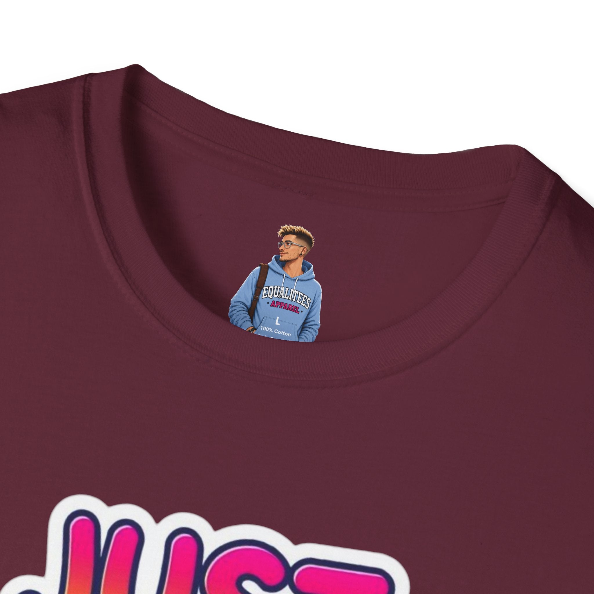 Just Love Unisex Softstyle T-Shirt | Perfect for Pride, Anniversaries, and Everyday Wear