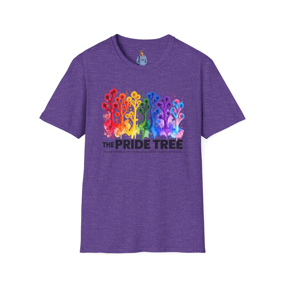 Pride Tree Las Vegas T-Shirt - Black Text