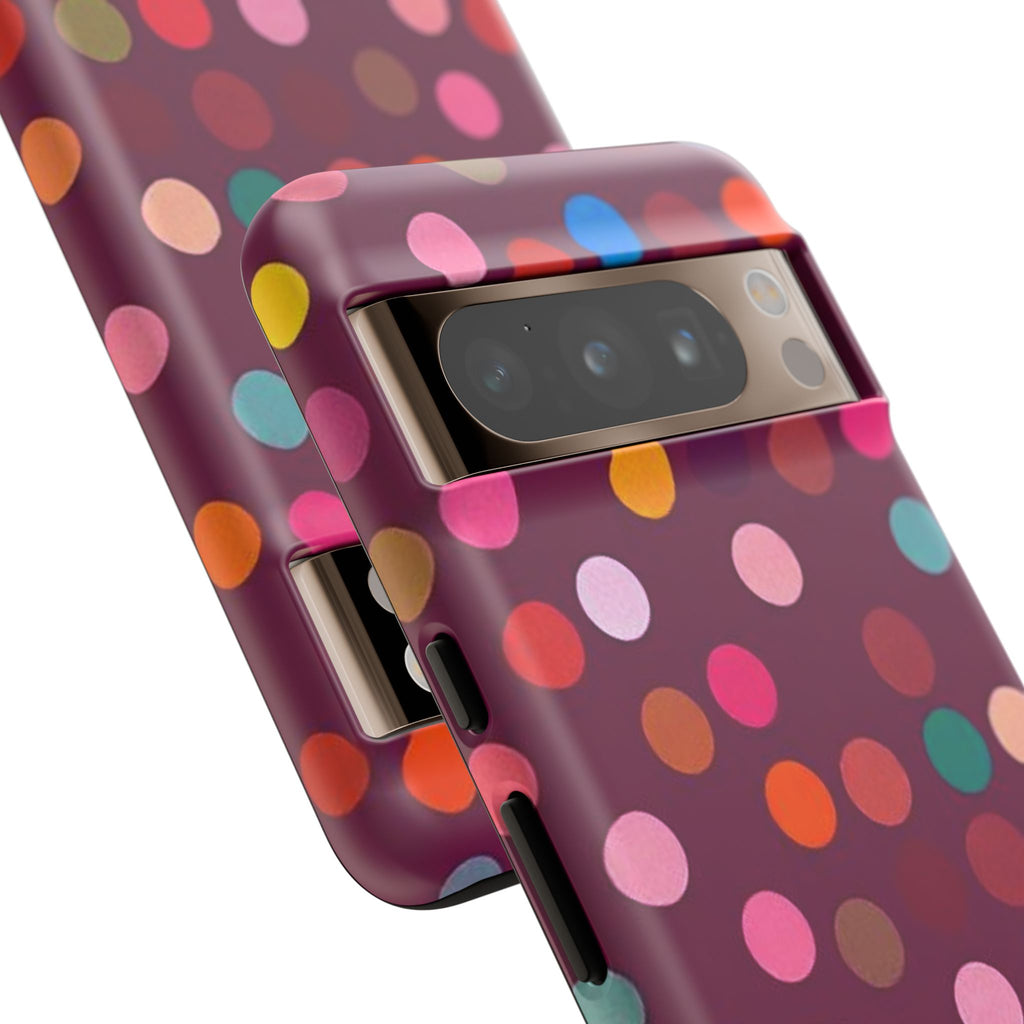 Polka-Dot Colorful Tough Case for Android