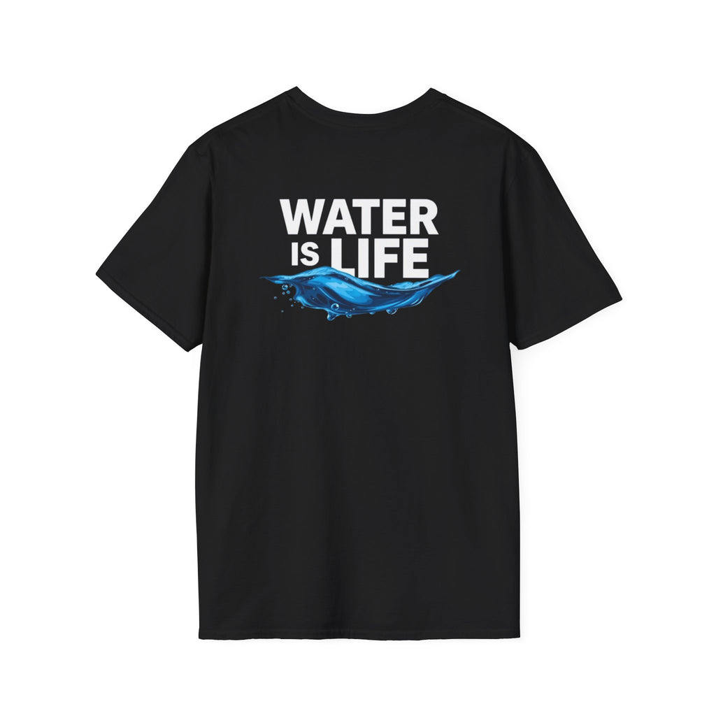 Water is Life Unisex T-Shirt | Eco-Friendly Tee for Environmentalists, Beach Lovers, Awareness Campaigns, Gifting