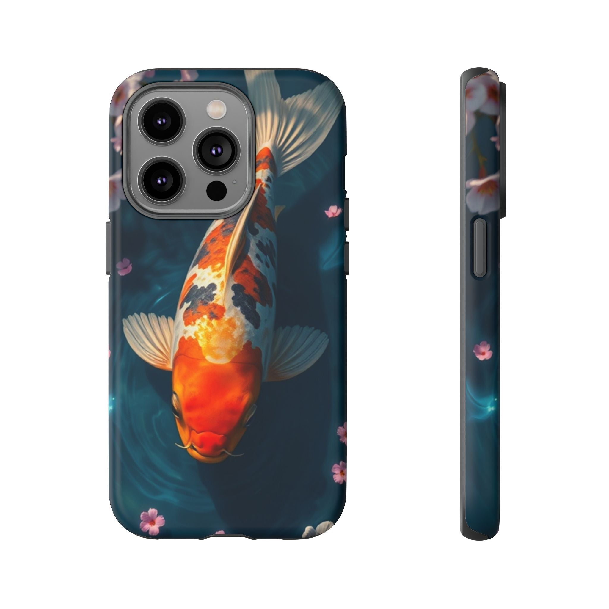 Peaceful Koi Cherry Blossom Tough Cases For Android & iPhone