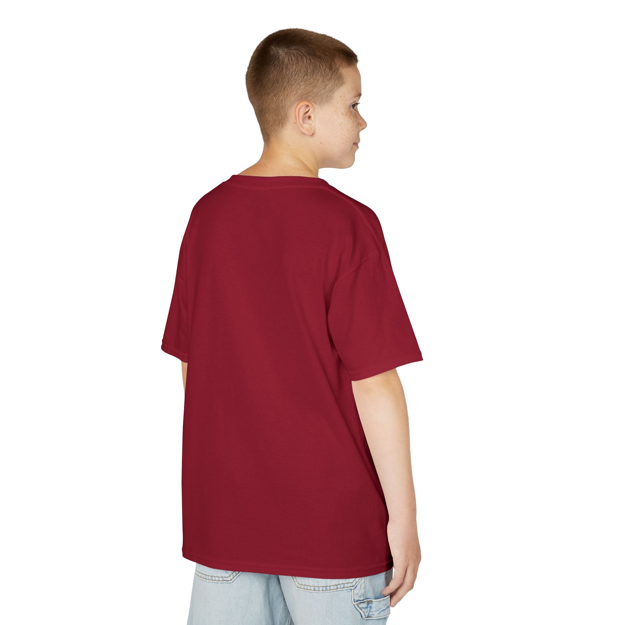Colorful Fractal Lion Kids Heavy Cotton Tee