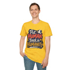 Put Human Back in Humanity T-Shirt — Inspirational Peace Dove Tee