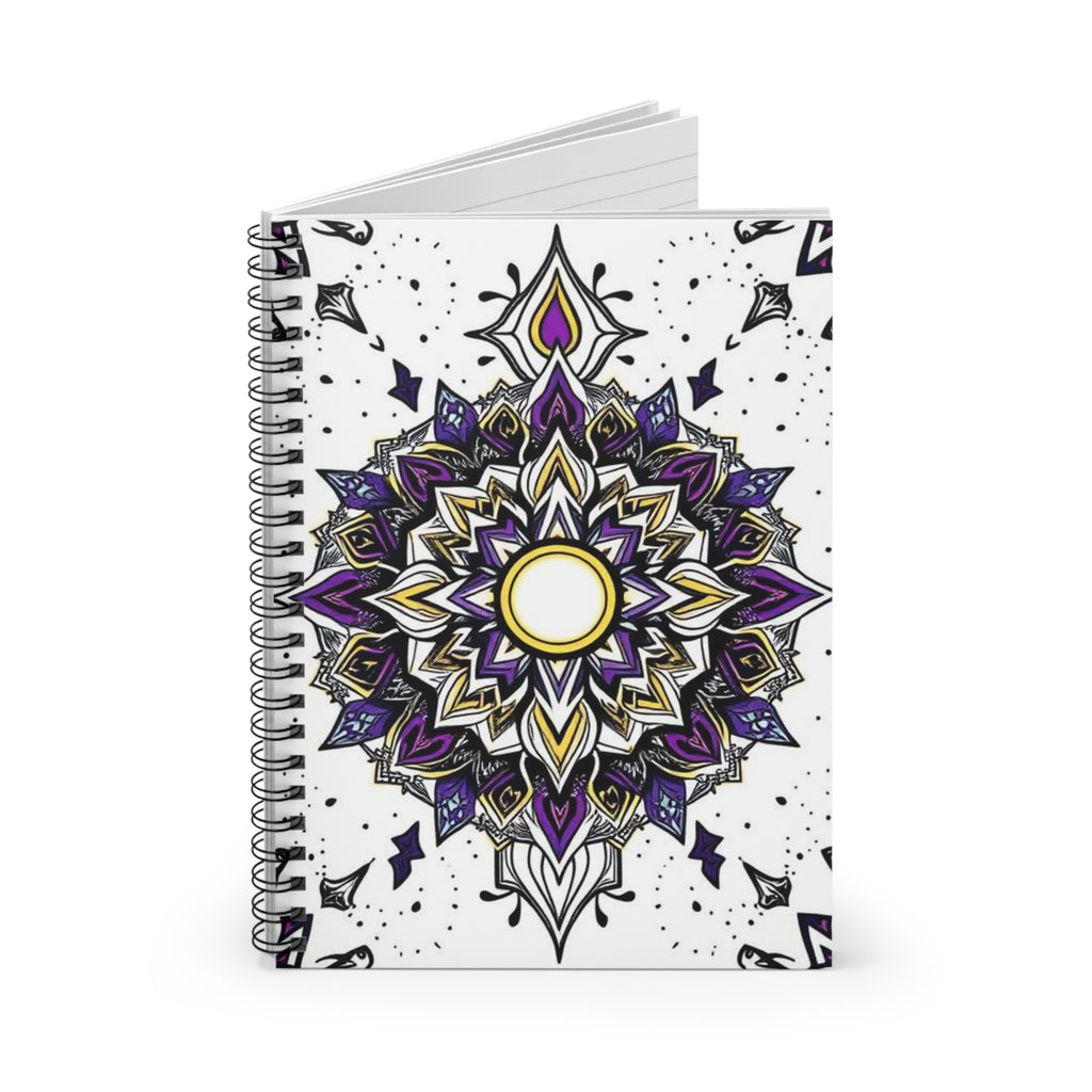 Purple Mandala Spiral Notebook - Perfect for Journaling & Note-Taking