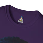 Black Universe Female Silhouette Unisex Softstyle T-Shirt - Celebrate Black Culture