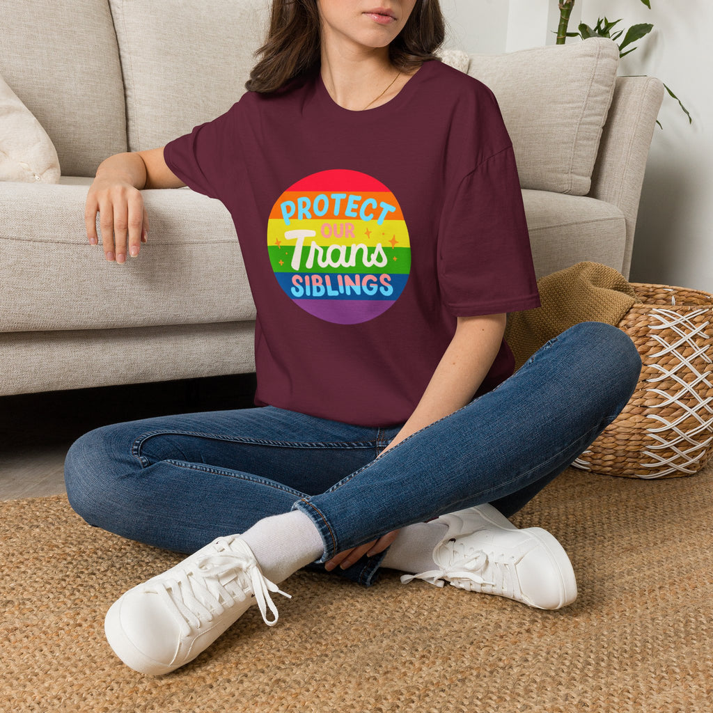 Protect Our Trans Siblings Pride Tree Las Vegas T-Shirt