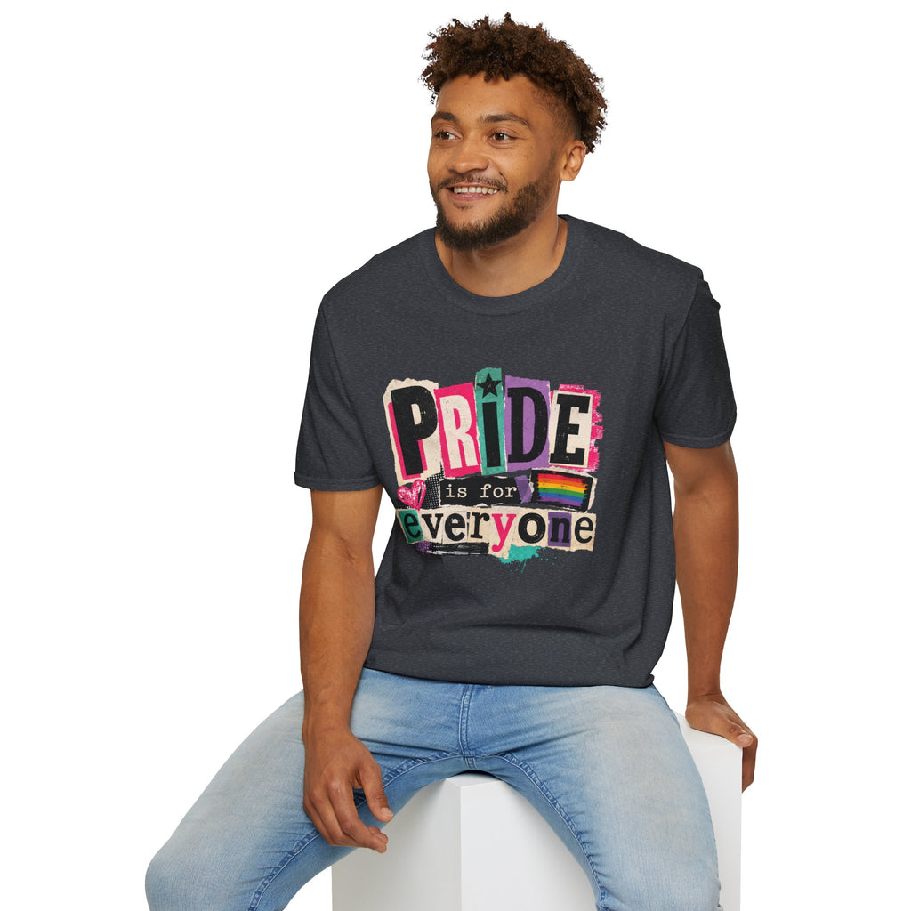 Pride Is for Everyone T-Shirt — Colorful LGBTQ+ Ally Tee