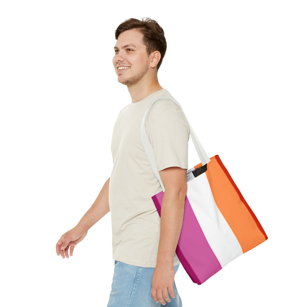 Lesbian Pride Flag Tote Bag