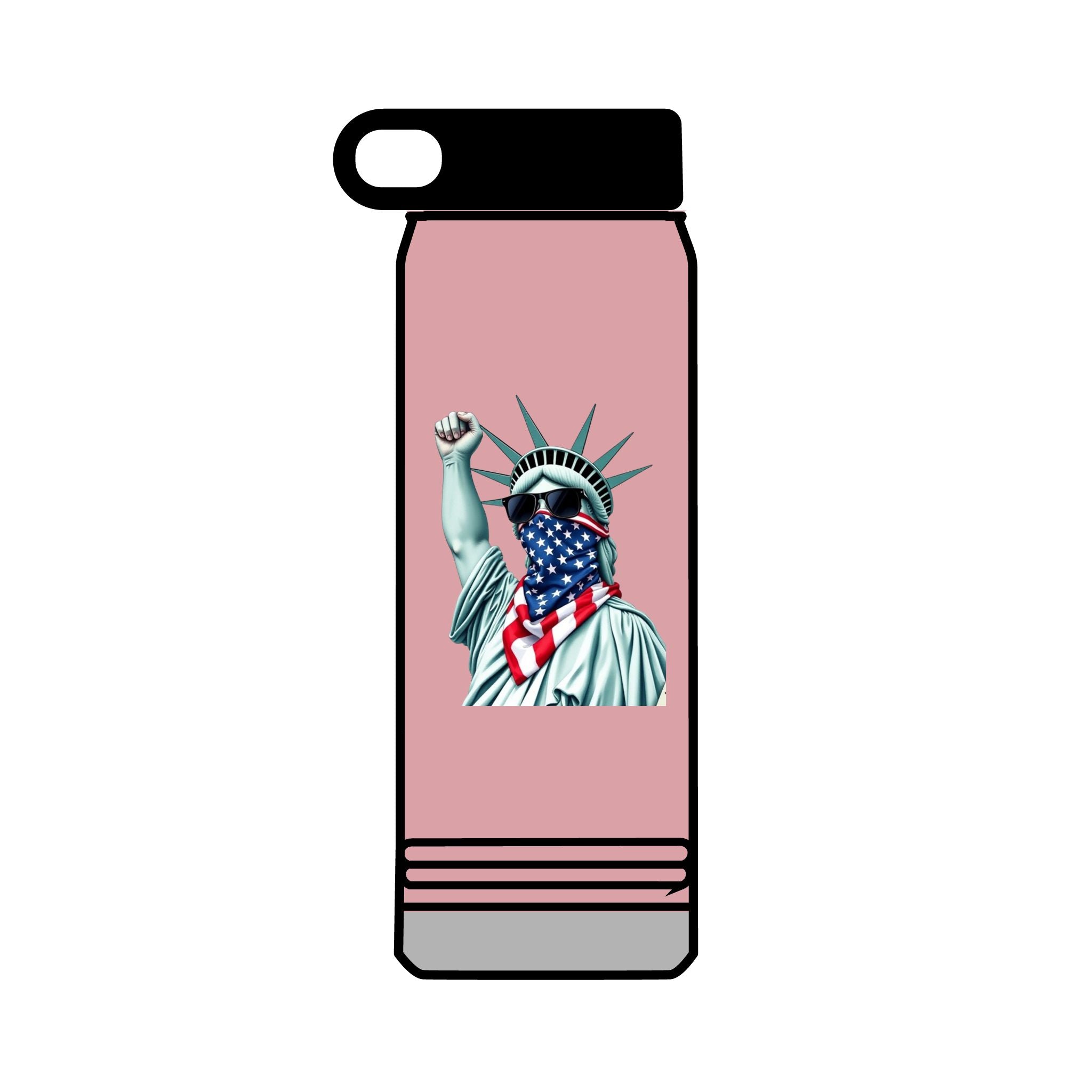32oz Water Bottle #RESIST with Lady Liberty