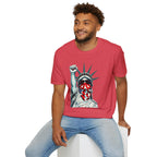 Resist - Patriotic Statue of Liberty T-Shirt - Unisex Softstyle Tee
