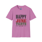 Juneteenth T-Shirt — "Happy Juneteenth" Celebration Tee