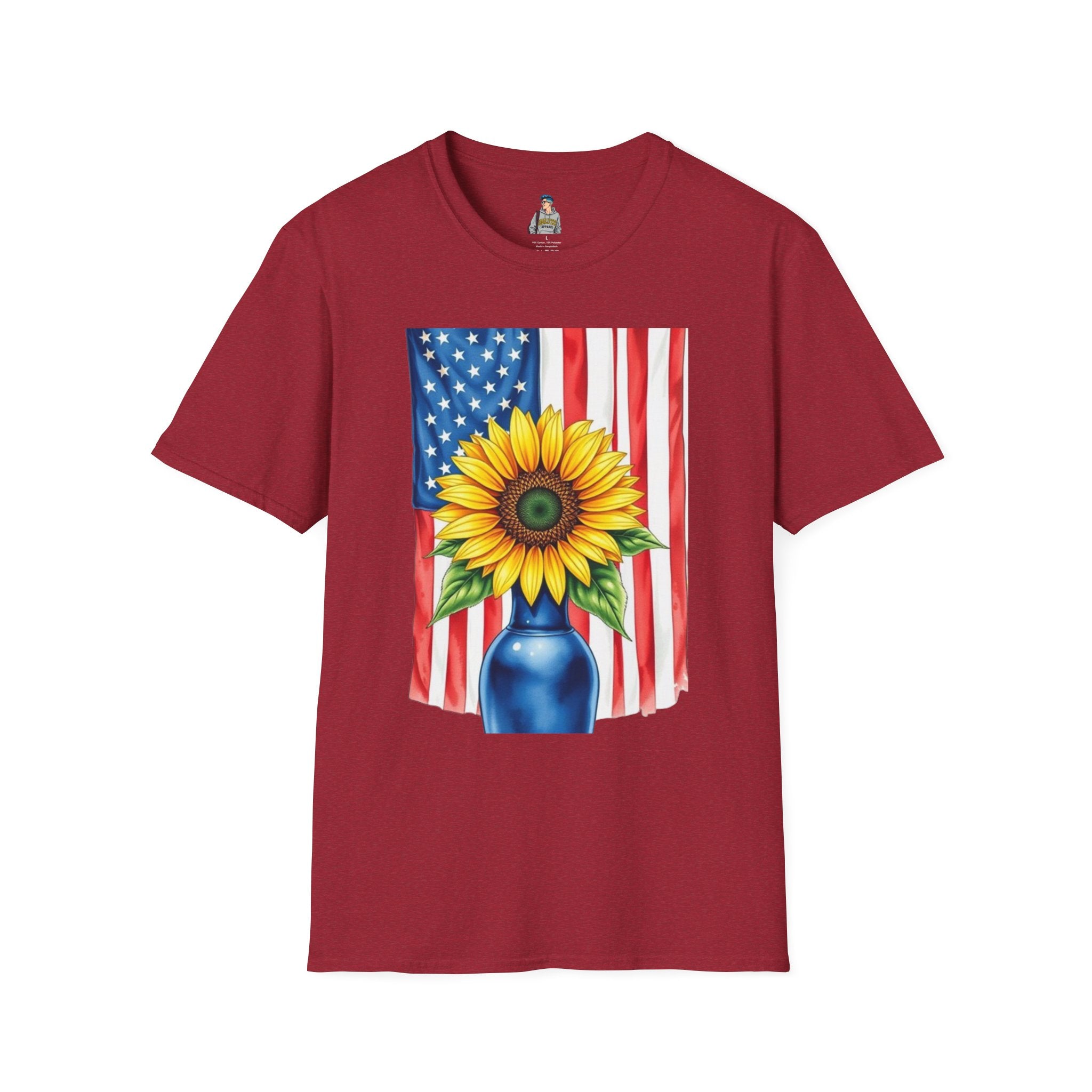 American Patriots Stand Behind Ukraine Unisex Softstyle T-Shirt