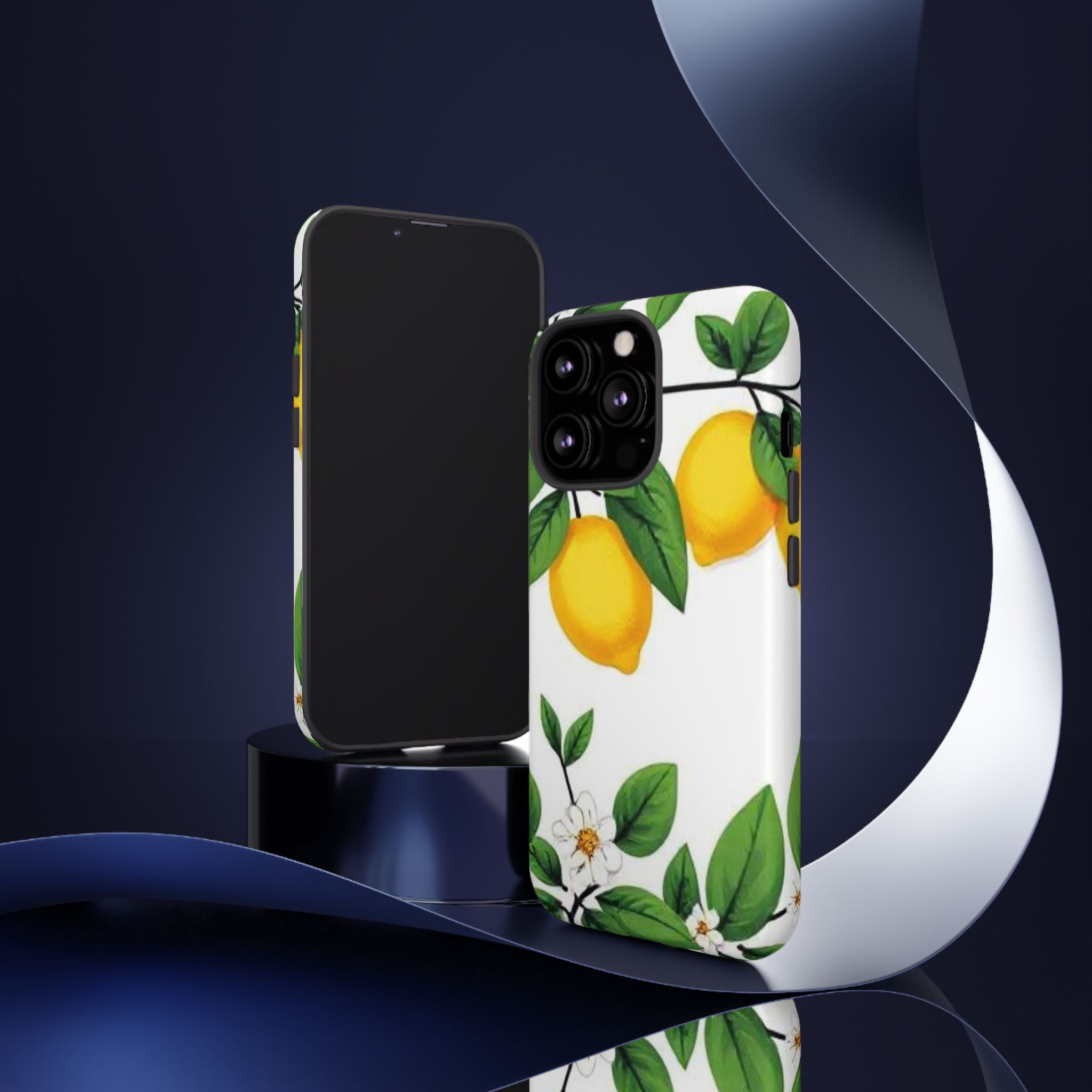 Lemon Blossom Tough Phone Case for iPhone