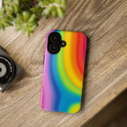 Rainbow Swirl Tough Phone Case for iPhone