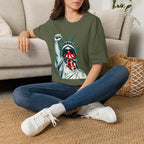 Resist - Patriotic Statue of Liberty T-Shirt - Unisex Softstyle Tee