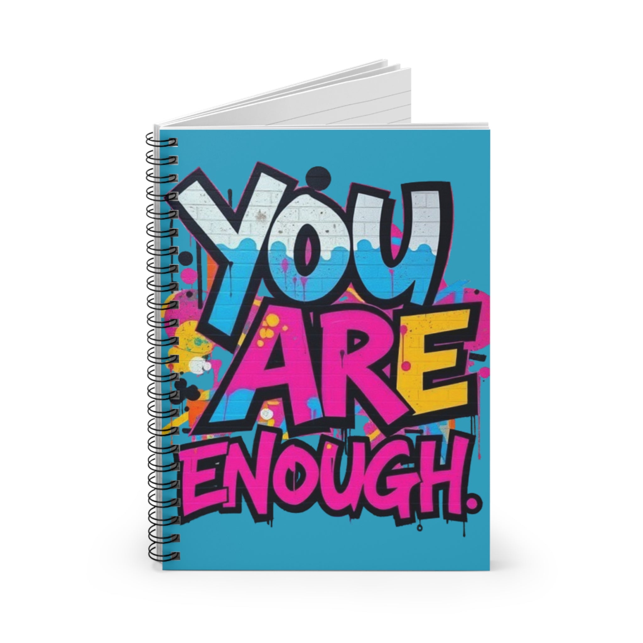 Inspirational Spiral Notebook - 'You Are Enough'