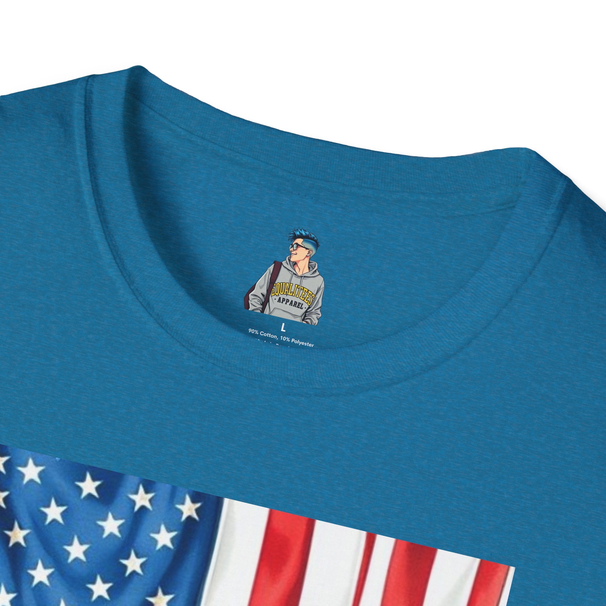 American Patriots Stand Behind Ukraine Unisex Softstyle T-Shirt