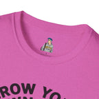Unisex Softstyle T-Shirt - 'Grow Your Own Way' Floral Design for Queer Pride