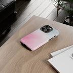 Pastel Cloud Tough Phone Case for iPhone Pink & Blue Gradient Protective Cover