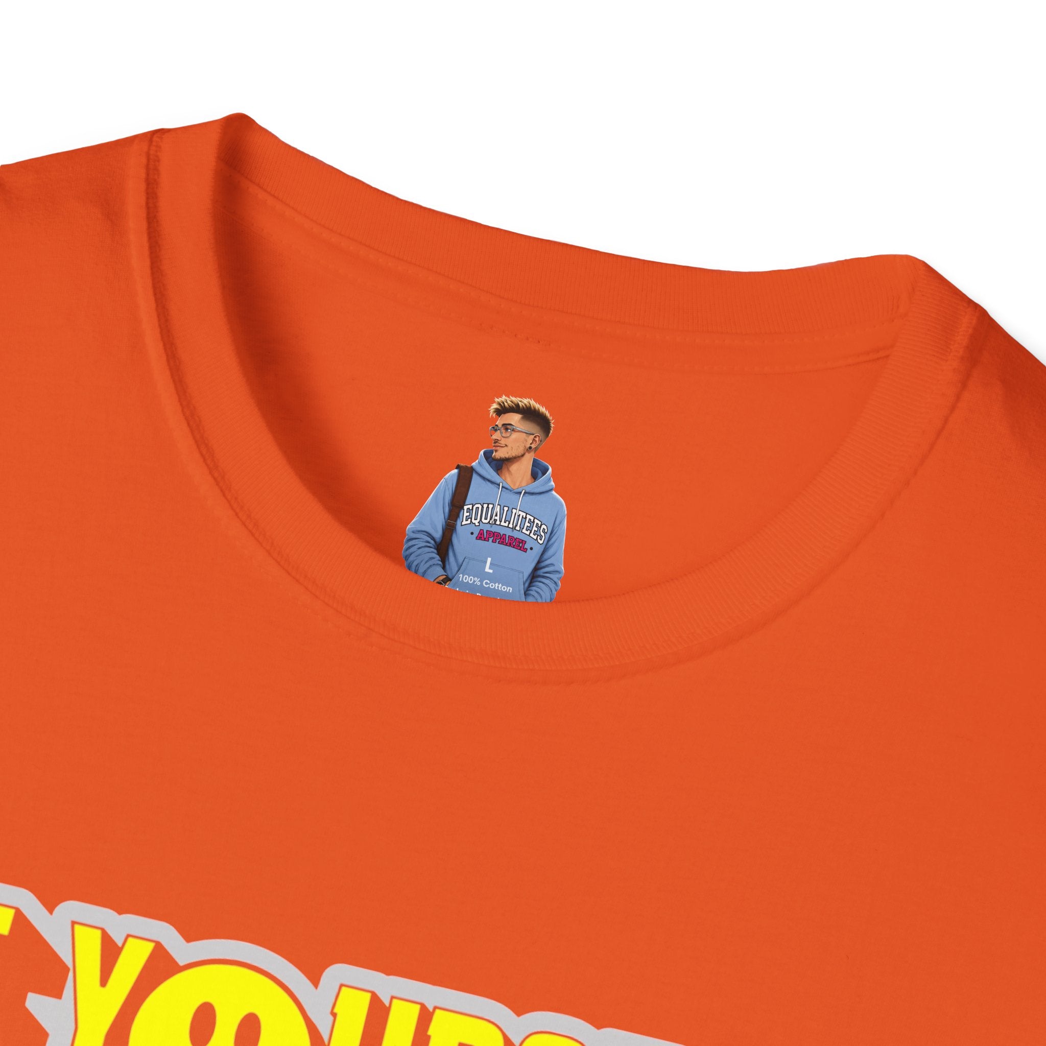 Be Yourself Smiley Unisex Softstyle T-Shirt