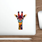 Giraffe Sticker - Die-Cut Stickers in Colorful LGBTQIA Colors