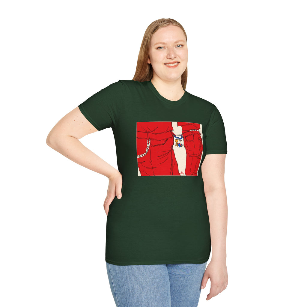 Red Jeans by Audrey Pride Tree Las Vegas T-Shirt