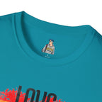 Pride Love Is Love Unisex Softstyle T-Shirt - EqualiTees.Me