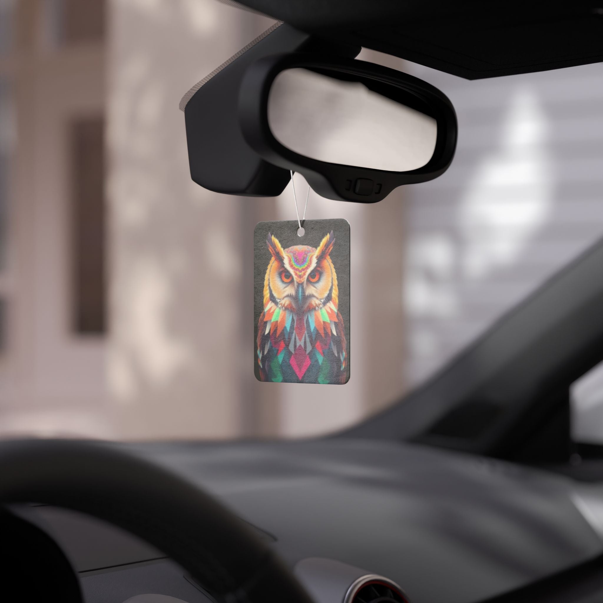Fractal Owl - Car Air Freshener - Eclectic and Aromatic