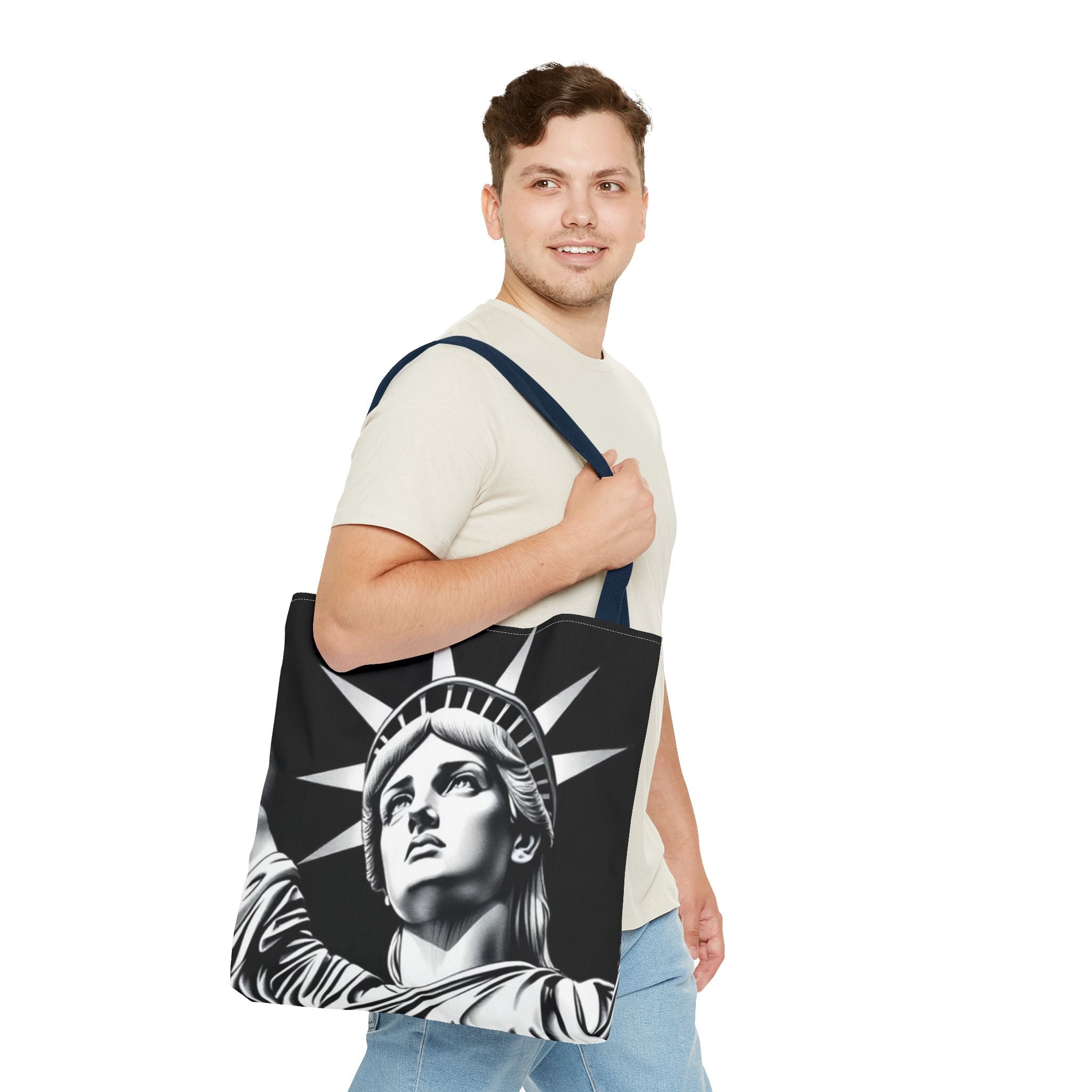 Lady Liberty Sketch Tote Bag