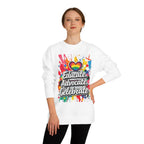 Educate, Advocate, Celebrate Unisex Crew Neck Sweatshirt - Empowerment Apparel