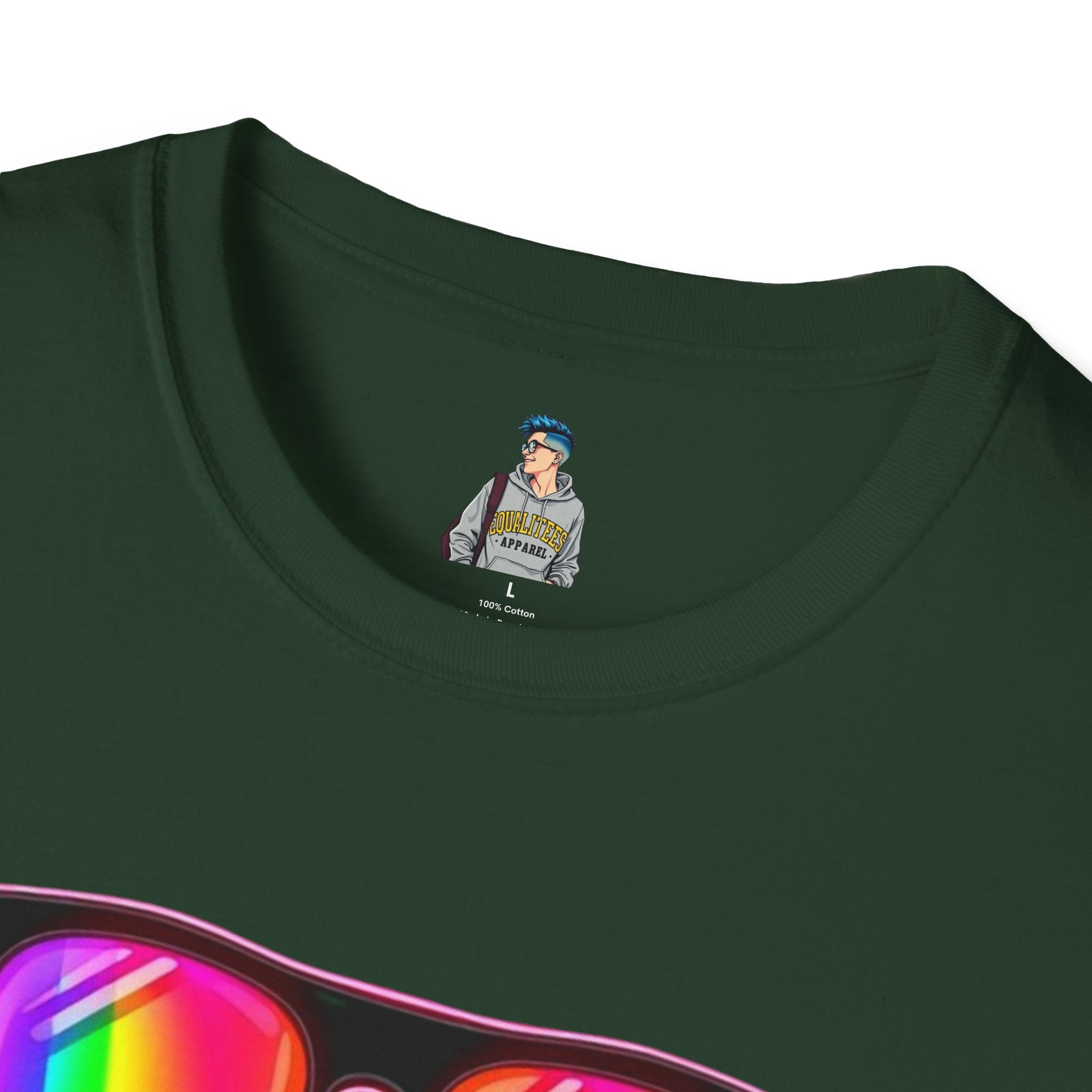 Rainbow Sunglasses Unisex t-shirt