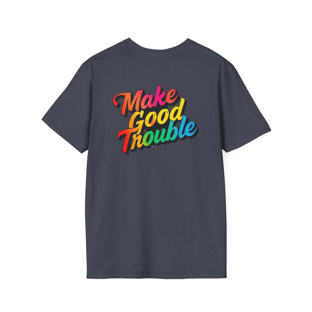 Make Good Trouble' Rainbow T-Shirt