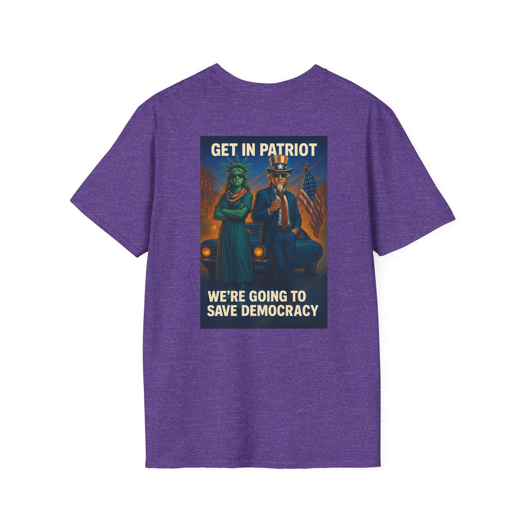 Patriotic Activism T-Shirt - Our Resistance Matters & Save Democracy Designs