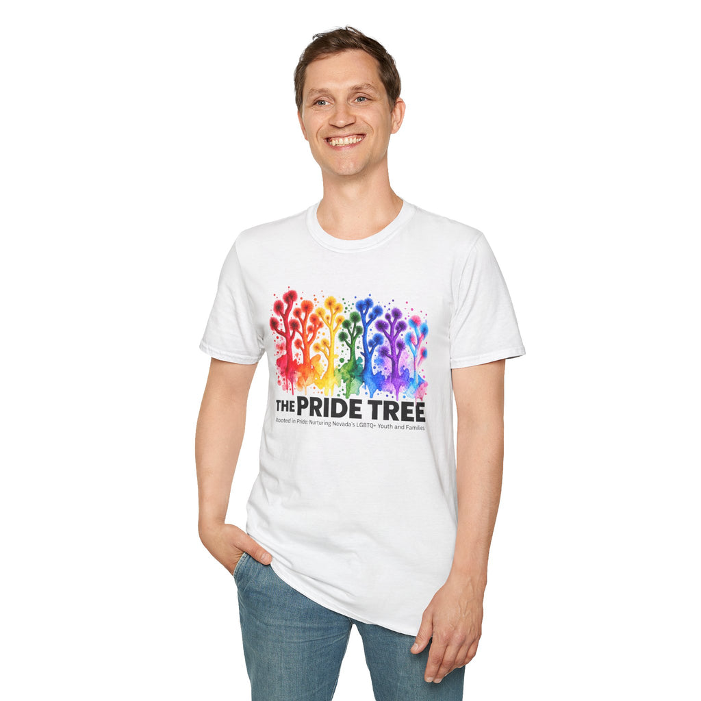 Pride Tree Las Vegas T-Shirt - Black Text