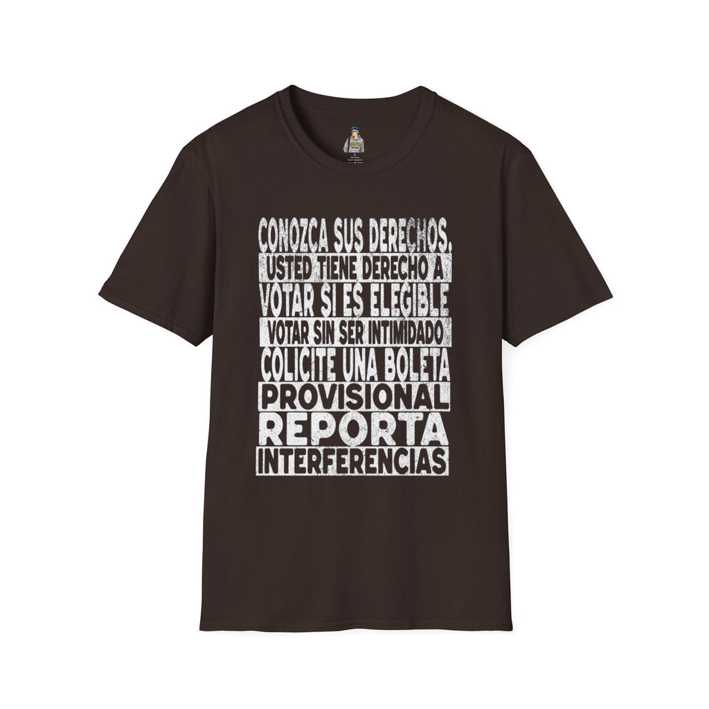 Know Your Voting Rights Spanish T-Shirt
