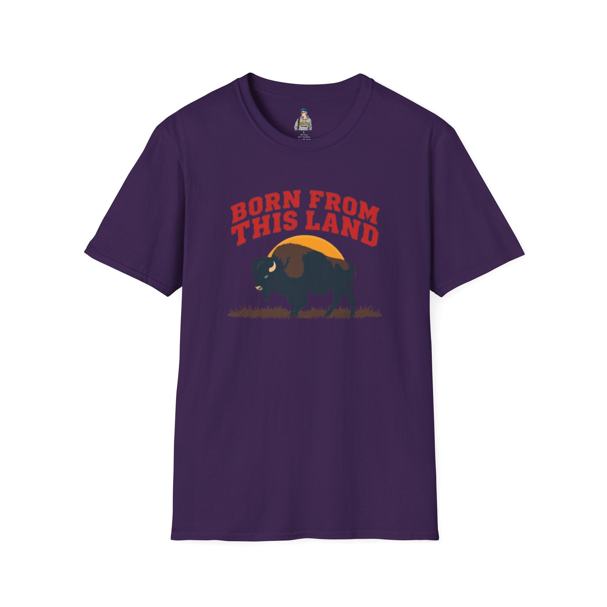 Born From this Land Native and Proud T-Shirt