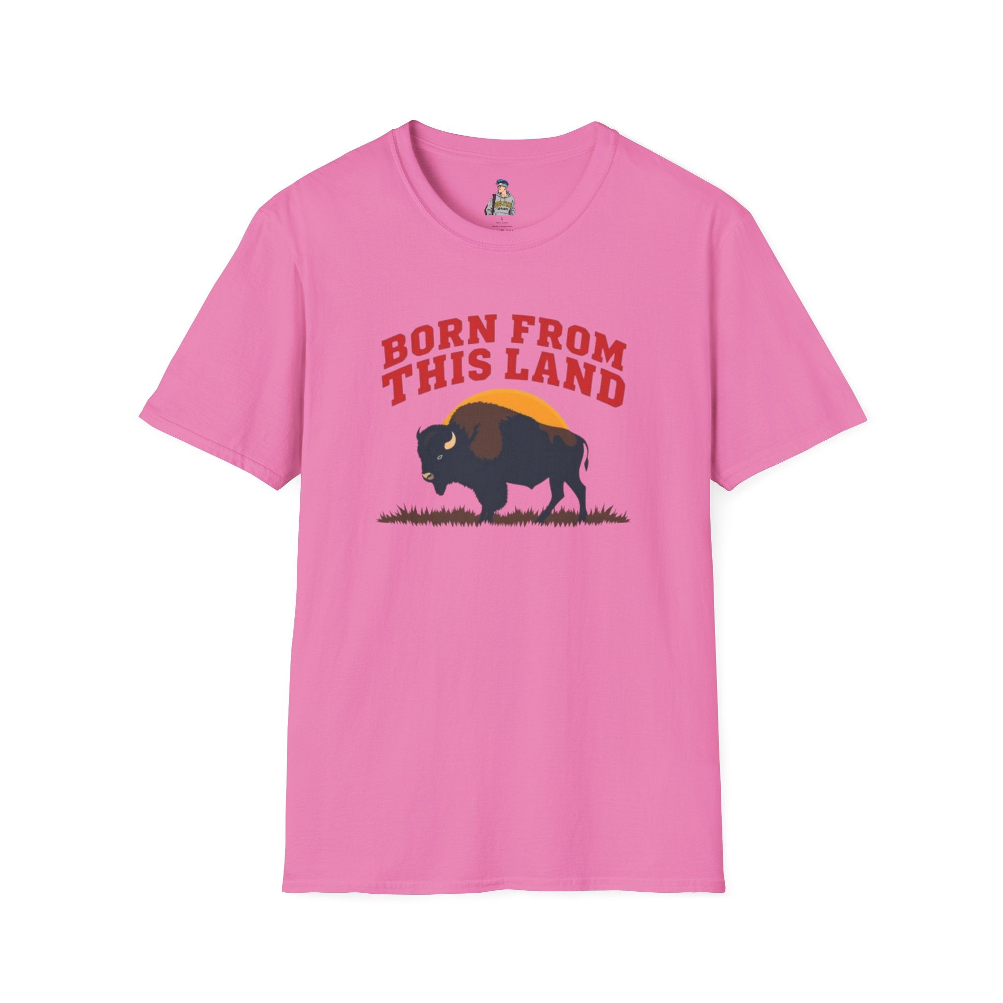 Born From this Land Native and Proud T-Shirt