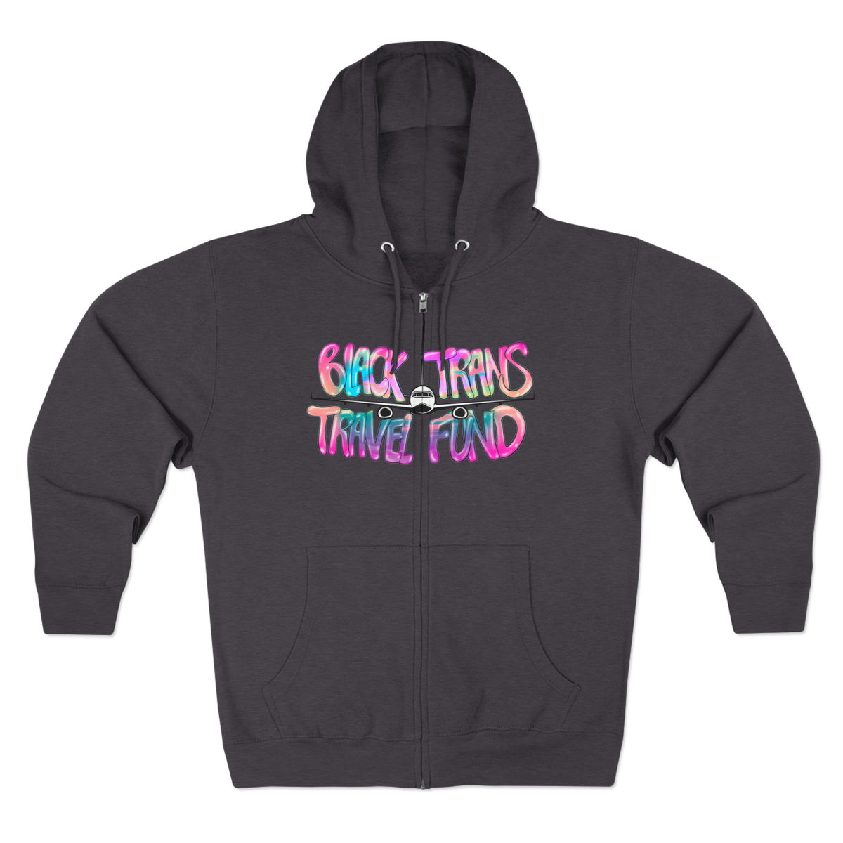 BTTF - Black Trans Travel Fund Unisex Zip-Up Hoodie