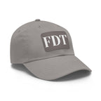 Stylish Dad Hat with FDT Leather Patch - Casual Sun Protection for Dads