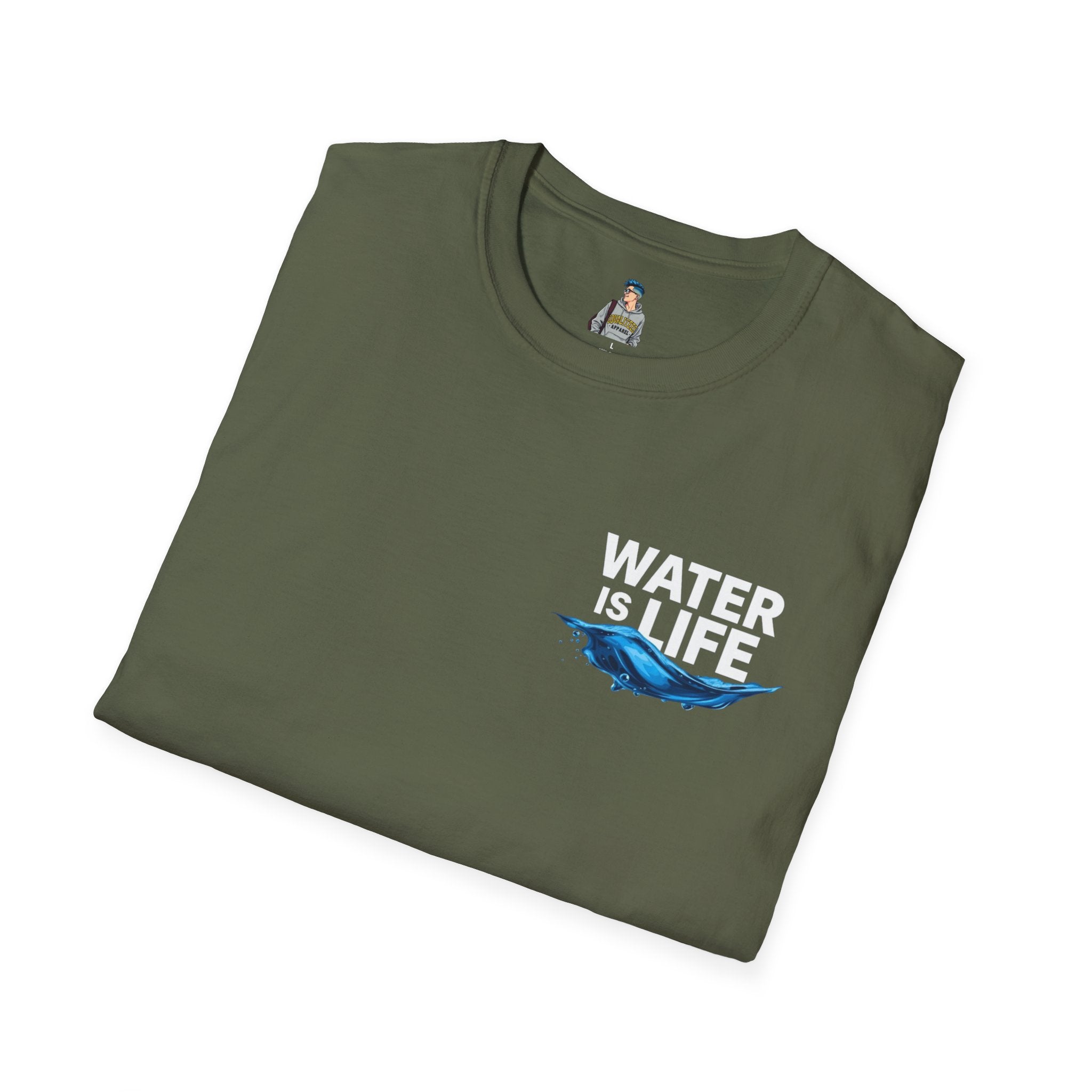 Water is Life Unisex T-Shirt | Eco-Friendly Tee for Environmentalists, Beach Lovers, Awareness Campaigns, Gifting