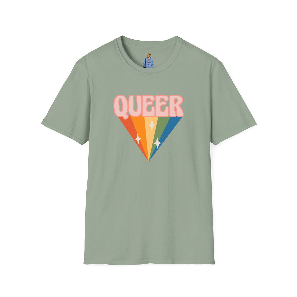 Queer Rainbow Sparkle Pride Tree Las Vegas T-Shirt
