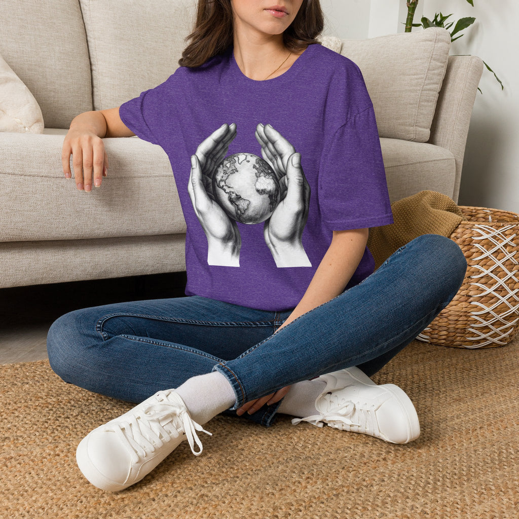 Earth in Your Hands T-Shirt — Protect the Planet Graphic Tee