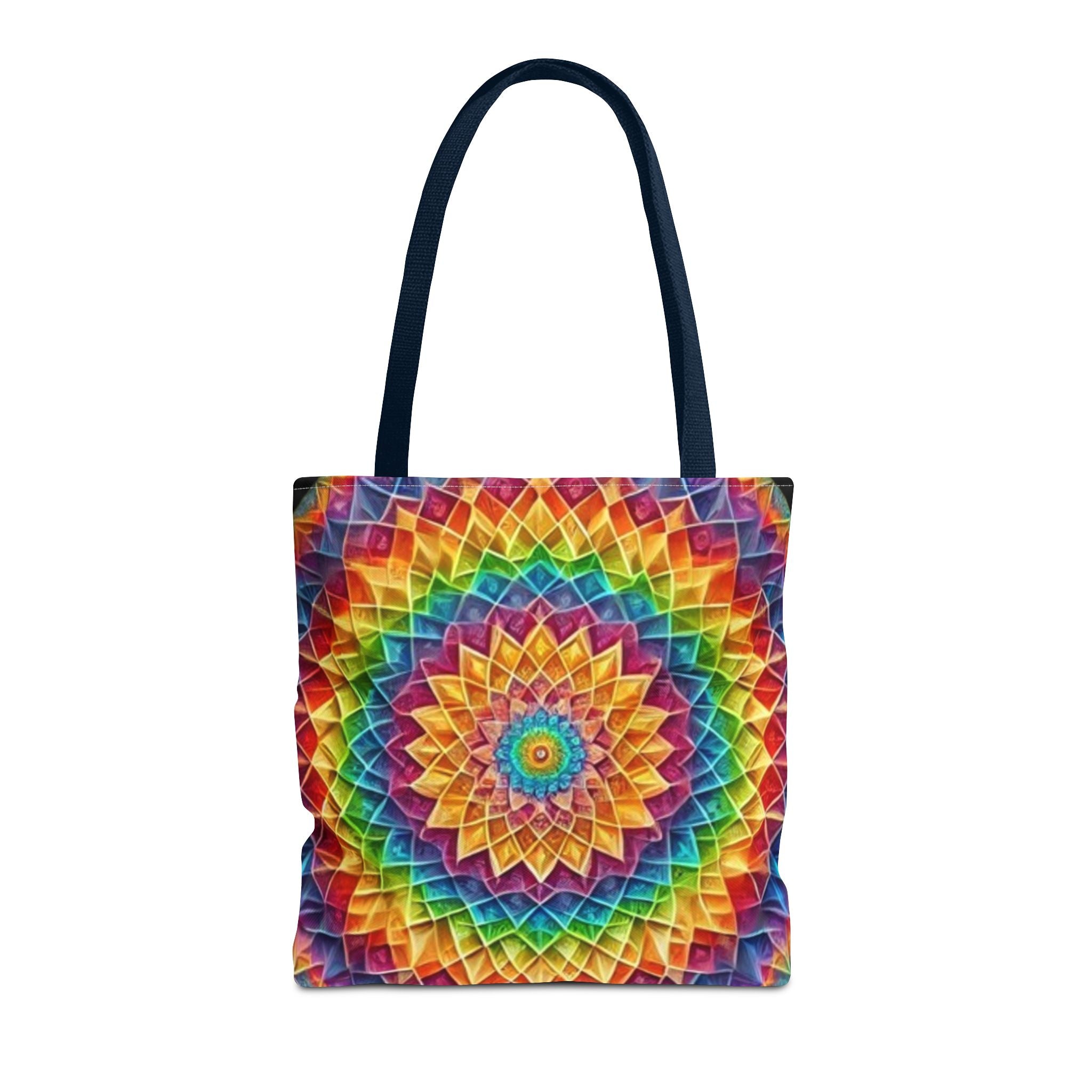 Rainbow Mandala Tote Bag