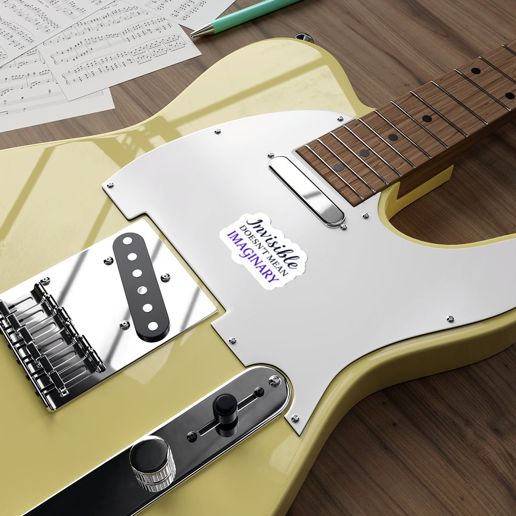 Die-Cut Stickers - INVISIBLE DOESN'T MEAN IMAGINARY