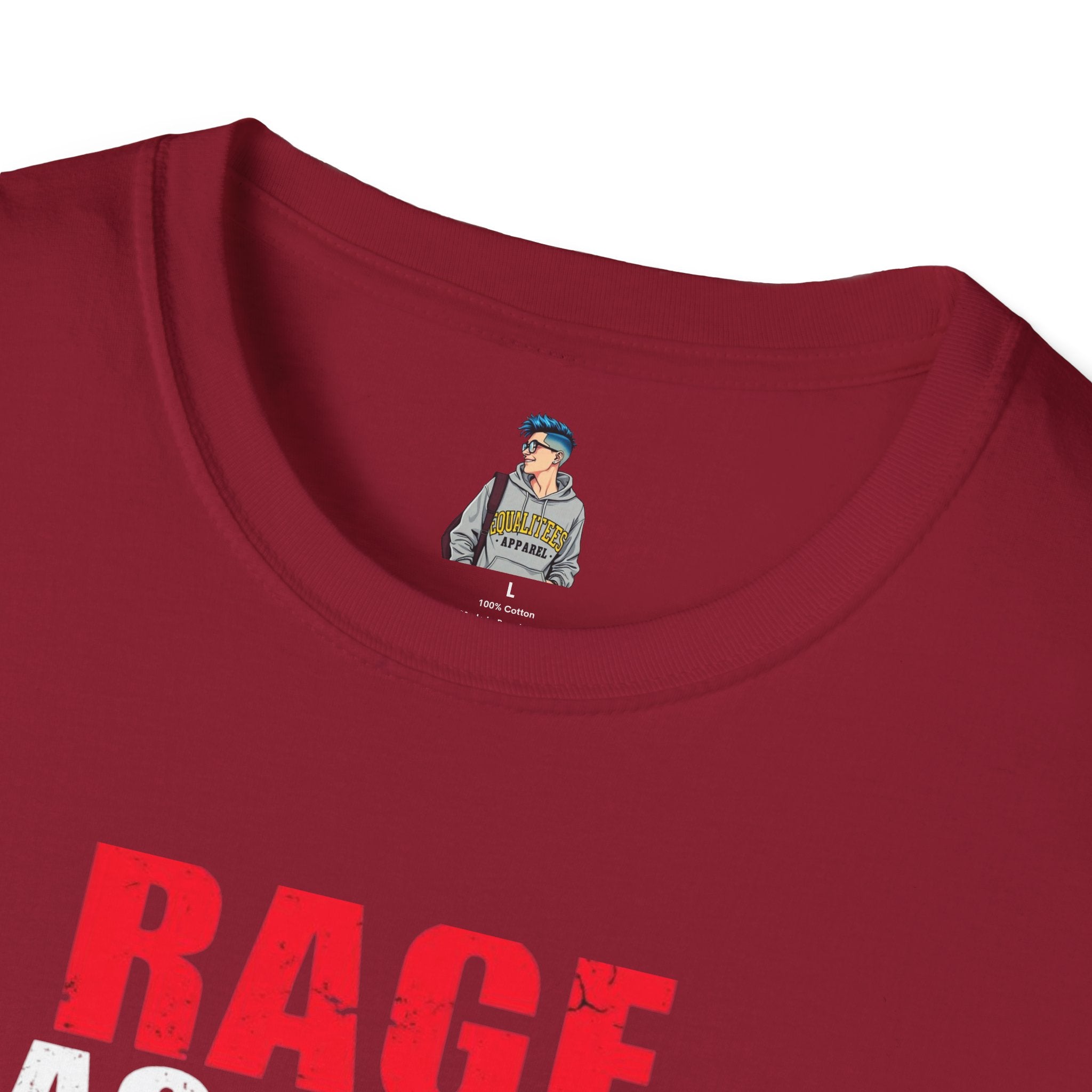 Unisex Softstyle T-Shirt - "Rage Against the BS" Graphic Tee